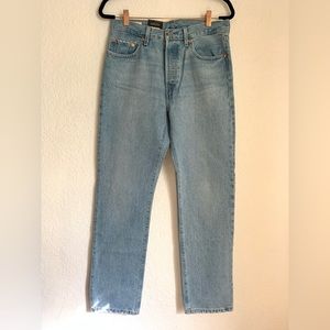 New Levi’s 501 Original Denim Jeans high Rose Straight Leg